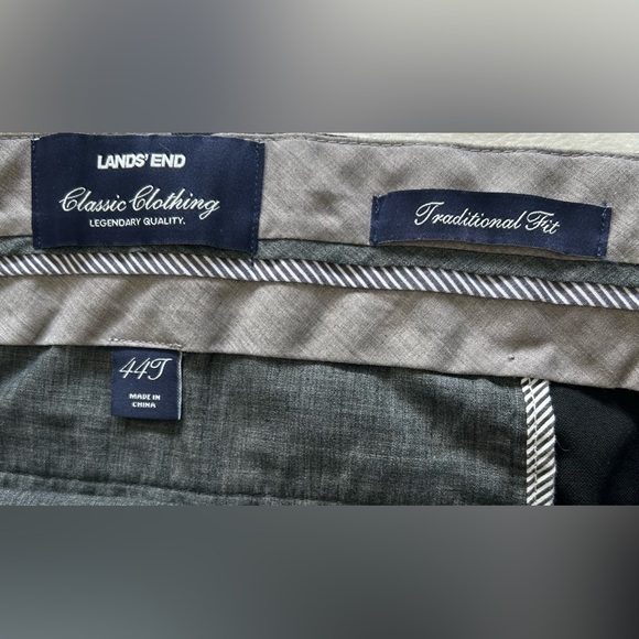 Land’s End Comfort Waist Year'rounder Stretch Dress Pants - Picture 5 of 5